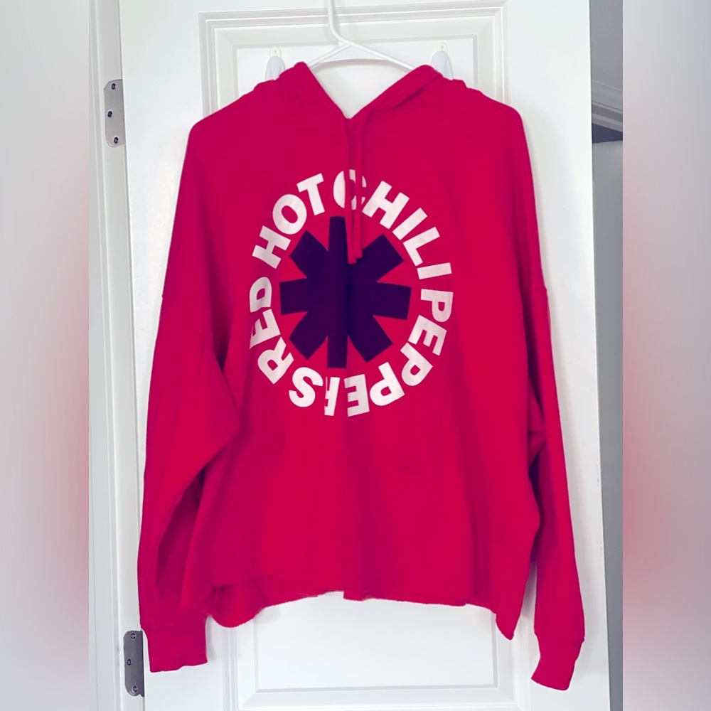 Red Hot Chili Peppers crop Hoodie Size 3 Torrid